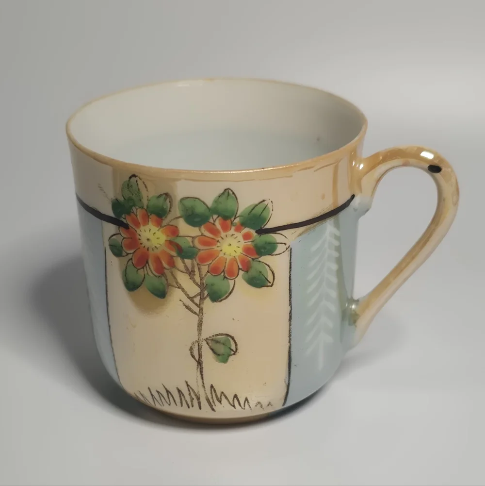 Floral Mug and Plate Set